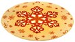 Hanse Home laste vaip Christmas Snowflake, kollane, 133 cm hind ja info | Vaibad | hansapost.ee
