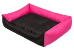 Hobbydog лежак Eco XXL, 105x75 см, розового/черного цвета