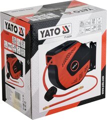 Шланг сжатого воздуха с автоматической намоткой Yato YT-24244, 20 м цена и информация | Оборудование для полива | hansapost.ee
