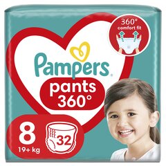 Подгузники PAMPERS Pants Jumbo Pack 8 размер, 32шт цена и информация | Пеленки | hansapost.ee