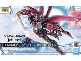 Bandai - hggbb Gundam Astray Red Frame Inversion, 1/144, 62031 hind ja info | Klotsid ja konstruktorid | hansapost.ee
