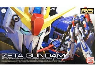 Пластиковая сборная модель Gunpla Bandai - RG MSZ-006 ZETA Gundam, 1/144, 61599 цена и информация | Конструкторы и кубики | hansapost.ee