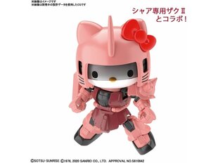 Пластиковая сборная модель Gunpla Bandai - SD Gundam Cross Silhouette Hello Kitty / MS-06S Char's Zaku II, 61029 цена и информация | Конструкторы и кубики | hansapost.ee