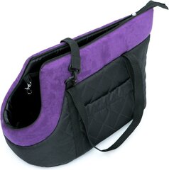 Сумка для перевозки животных Hobbydog R1, черная/фиолетовая цена и информация | Переноски, сумки | hansapost.ee