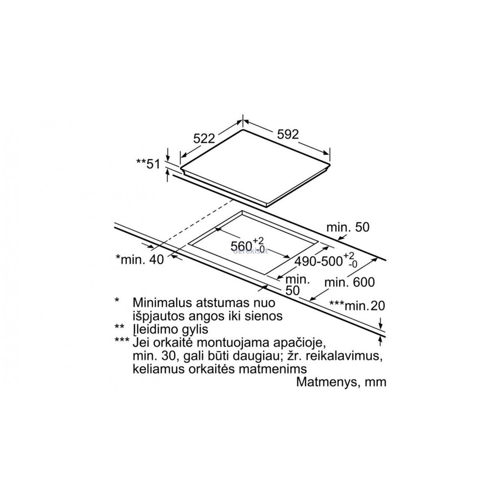 Induktsioonpliit Bosch PVS611FC5Z цена и информация | Pliidiplaadid | hansapost.ee