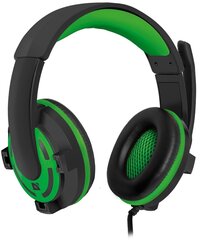Игровая гарнитура Defender Warhead G-300 зеленый, кабель 2,5 м цена и информация | Наушники | hansapost.ee
