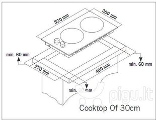 Schlosser PGH32GCFFD hind ja info | Pliidiplaadid | hansapost.ee