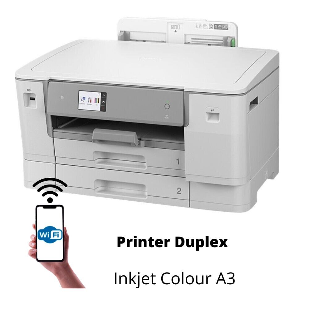 Brother Colour Laserjet Printer MFC-L3760CDW A4 Compact LED Multi-Function, Auto 2-sided Printing, 5GHz Wireless