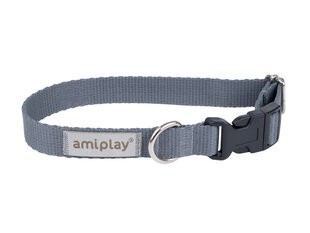 Amiplay регулируемый ошейник Samba, S, Grey цена и информация | Ошейники, подтяжки для собак | hansapost.ee