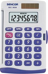 Kalkulaator Sencor 8-kohalise ekraaniga цена и информация | Канцелярские товары | hansapost.ee