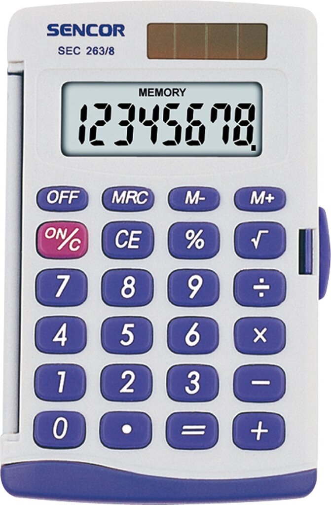 Kalkulaator Sencor 8-kohalise ekraaniga цена и информация | Kirjatarvikud | hansapost.ee