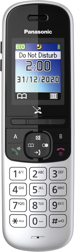 Panasonic KX-TGH710PDS, hõbedane hind ja info | Lauatelefonid | hansapost.ee