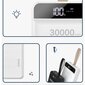 Akupank Dudao 30000 mAh 3x USB, LED lambiga, valge (K8s+ white) цена и информация | Akupangad | hansapost.ee