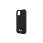 Guess case for iPhone 13 6,1" GUHMP13MLSLMGBK black hardcase Silicone Script Gold Logo hind ja info | Telefonide kaitsekaaned ja -ümbrised | hansapost.ee