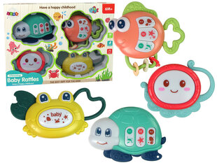 Интерактивный набор прорезывателей для зубов и погремушек для малышей Lean Toys цена и информация | Игрушки для малышей | hansapost.ee