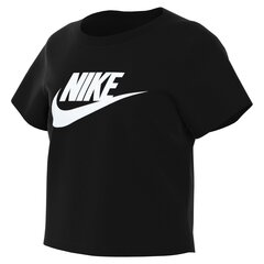 Футболка детская Nike NSW TEE Crop Futura, черная цена и информация | Nike Одежда для девочек | hansapost.ee