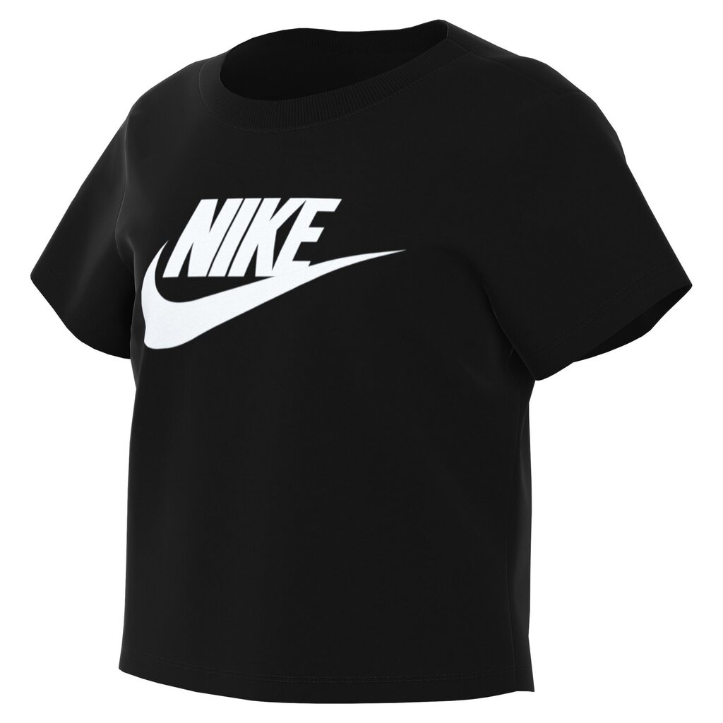 Nike laste T-särk NSW TEE CROP FUTURA, must цена и информация | Särgid tüdrukutele | hansapost.ee