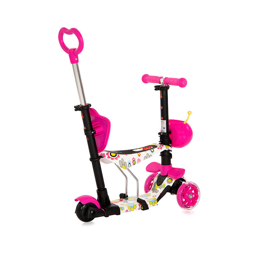 Tõukeratas Lorelli Smart Plus, Pink Flowers hind ja info | Tõukerattad | hansapost.ee