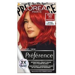 Kauapüsiv juuksevärv Preference Vivid Colors 8.624 Bright Red hind ja info | Juuksevärvid | hansapost.ee