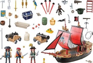 70411 PLAYMOBIL® Pirates Pealuu piraatlaev цена и информация | Конструкторы и кубики | hansapost.ee