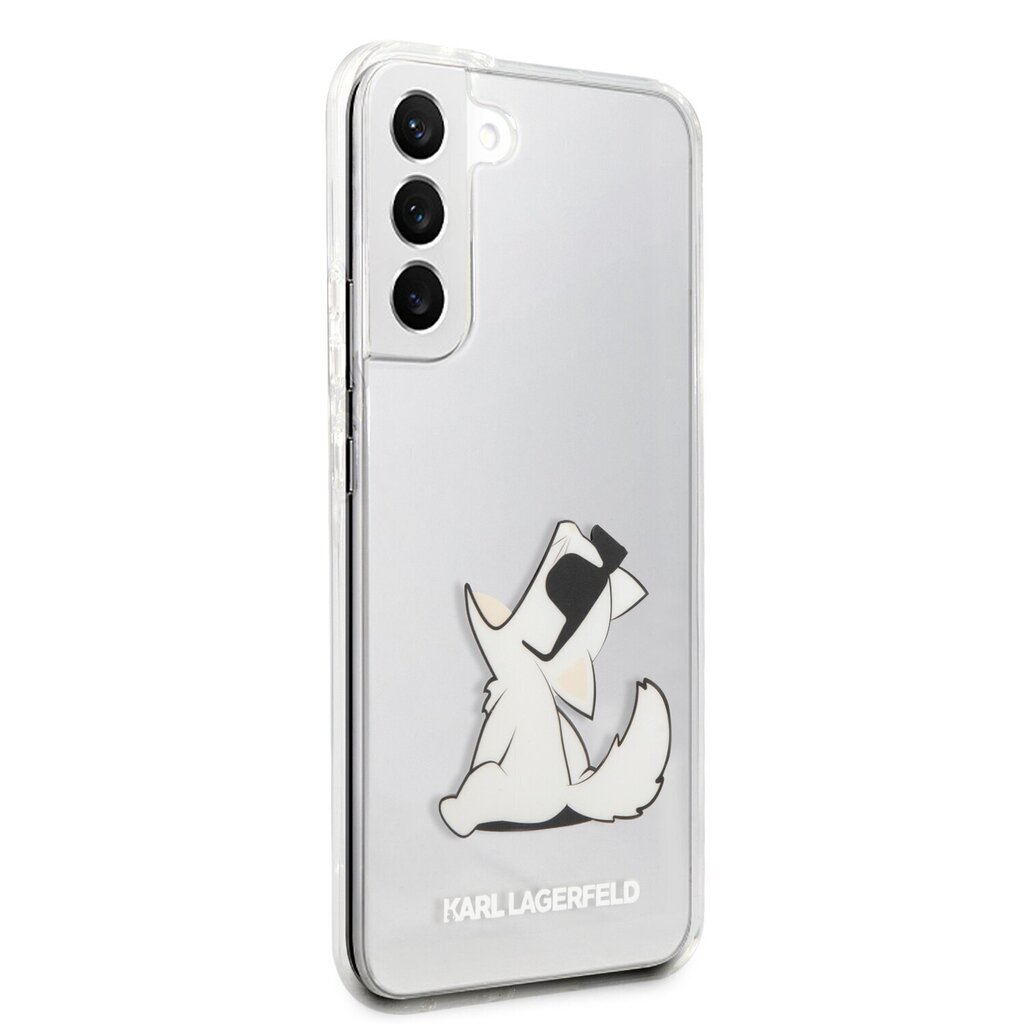 Karl Lagerfeld PC/TPU Choupette Eat чехол для Samsung Galaxy S22+  прозрачный цена | hansapost.ee