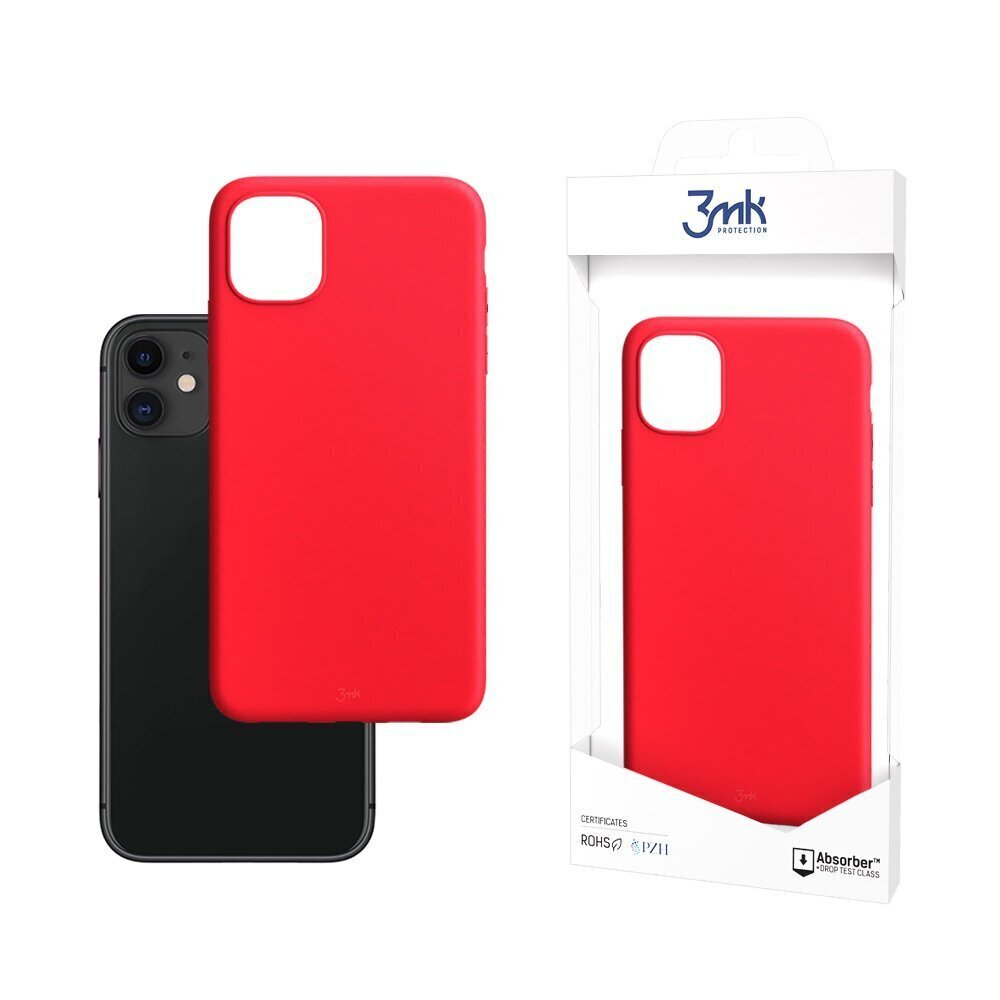 Apple iPhone 11 - 3mk Matt Case strawberry цена и информация | Telefonide kaitsekaaned ja -ümbrised | hansapost.ee