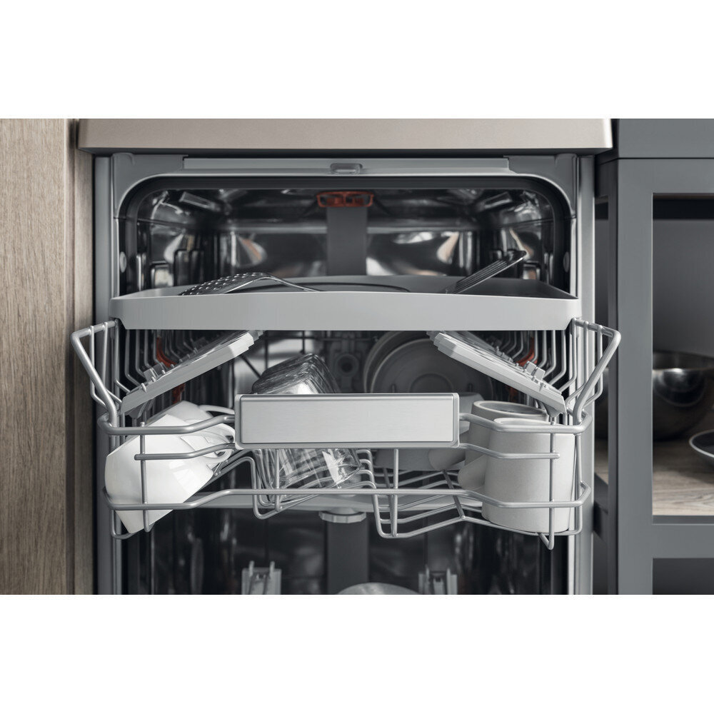 Integreeritav nõudepesumasin Hotpoint-Ariston HSFO3T223WCX, 45 cm 10 kmpl, roostevaba teras hind ja info | Nõudepesumasinad | hansapost.ee