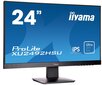 23.8 Full HD IPS monitor Iiyama Ultra slim line ProLite XU2492HSU-B1 цена и информация | Monitorid | hansapost.ee