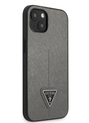 Guess PU Saffiano Triangle  чехол для iPhone 13 mini Silver цена и информация | Чехлы для телефонов | hansapost.ee