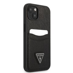 Guess Saffiano Double Card ümbris iPhone 13 jaoks hind ja info | Telefonide kaitsekaaned ja -ümbrised | hansapost.ee
