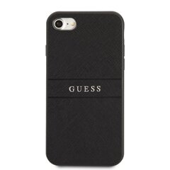 Guess PU Leather Saffiano чехол для iPhone 7/8/SE2020/SE2022 черный цена и информация | Чехлы для телефонов | hansapost.ee