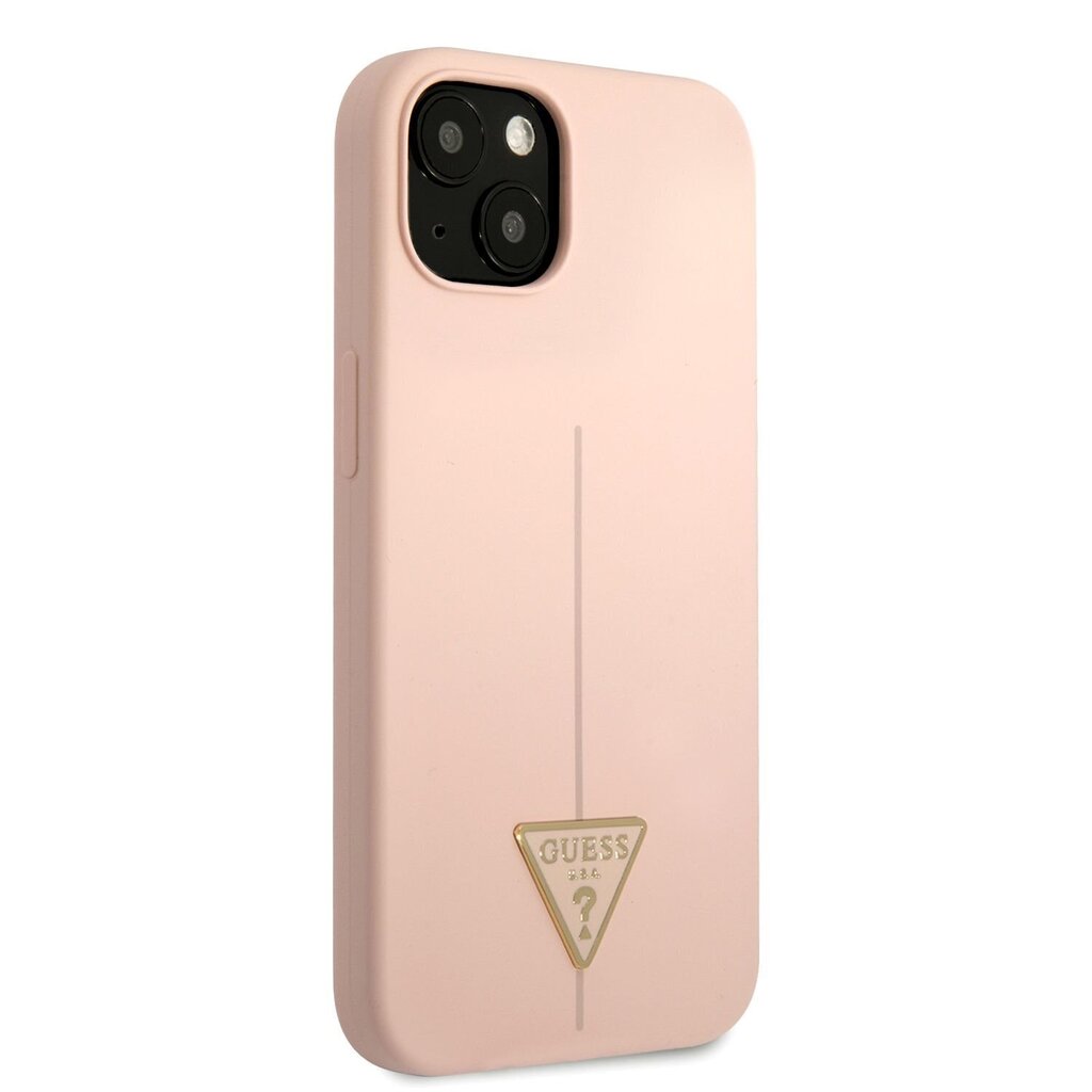 Guess Silicone Line Triangle ümbris iPhone 13 mini jaoks цена и информация | Telefonide kaitsekaaned ja -ümbrised | hansapost.ee