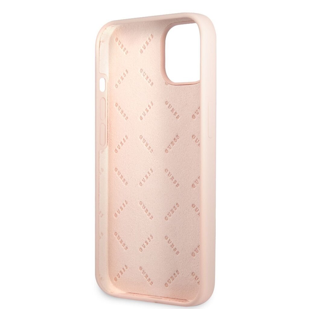 Guess Silicone Line Triangle ümbris iPhone 13 mini jaoks цена и информация | Telefonide kaitsekaaned ja -ümbrised | hansapost.ee