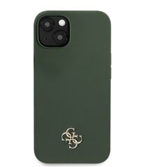 Guess 4G Silicone Metal Logo ümbris iPhone 13 jaoks цена и информация | Чехлы для телефонов | hansapost.ee