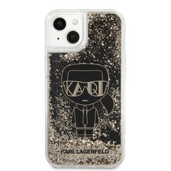 Karl Lagerfeld Liquid Glitter Gatsby чехол для iPhone 13 mini черный цена и информация | Чехлы для телефонов | hansapost.ee