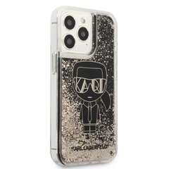 Karl Lagerfeld Liquid Glitter Gatsby ümbris iPhone 13 Pro jaoks, must hind ja info | Telefonide kaitsekaaned ja -ümbrised | hansapost.ee
