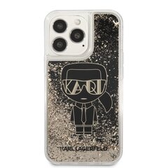 Karl Lagerfeld Liquid Glitter Gatsby ümbris iPhone 13 Pro jaoks, must hind ja info | Telefonide kaitsekaaned ja -ümbrised | hansapost.ee