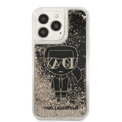 Karl Lagerfeld Liquid Glitter Gatsby ümbris iPhone 13 Pro Max jaoks, must hind ja info | Telefonide kaitsekaaned ja -ümbrised | hansapost.ee