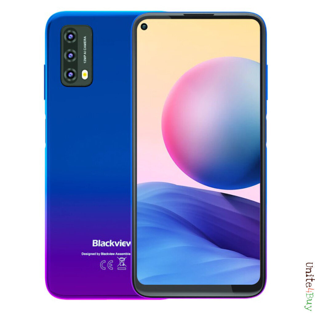 Blackview A90 Dual SIM 4/64GB Ocean Blue hind ja info | Telefonid | hansapost.ee