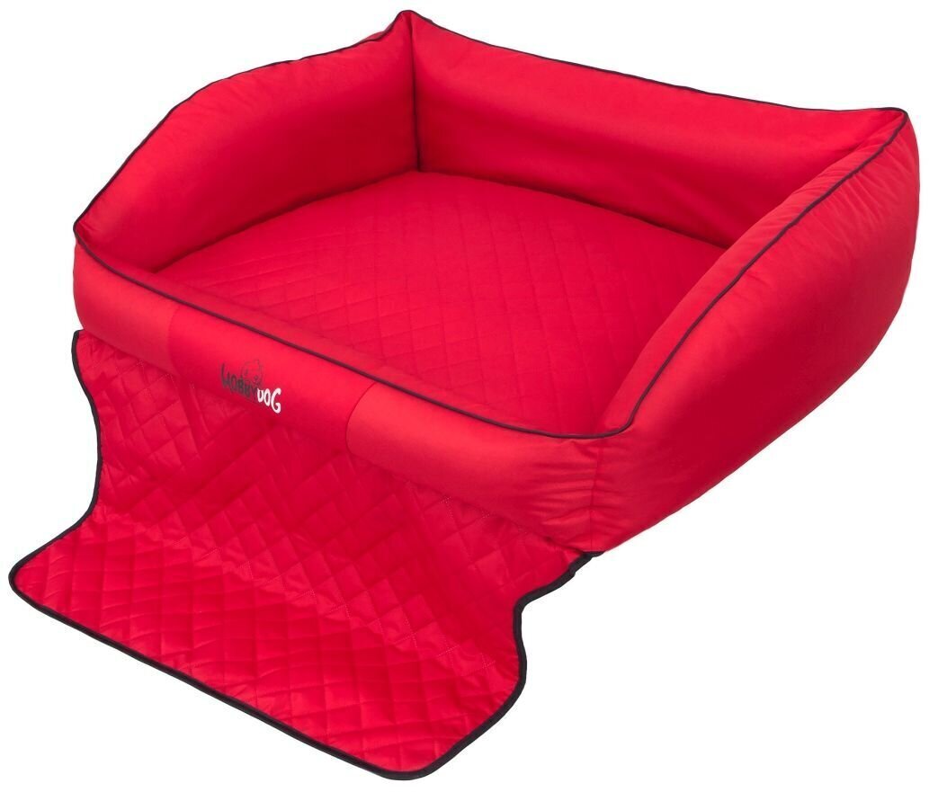 Hobbydog reisipesa Royal Trunk Red, R1, 90x70 cm price and information | Koerte reisitarvikud | hansapost.ee