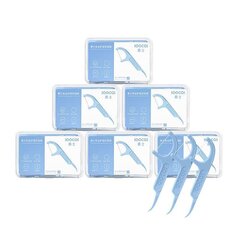 Dental floss stick Soocas D1 300 pcs (6 pack) hind ja info | Hambaharjad, hampapastad ja suuloputusvedelikud | hansapost.ee