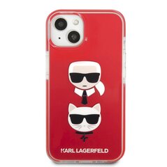 Karl Lagerfeld TPE Karl and Choupette Heads чехол для iPhone 13 красный цена и информация | Чехлы для телефонов | hansapost.ee
