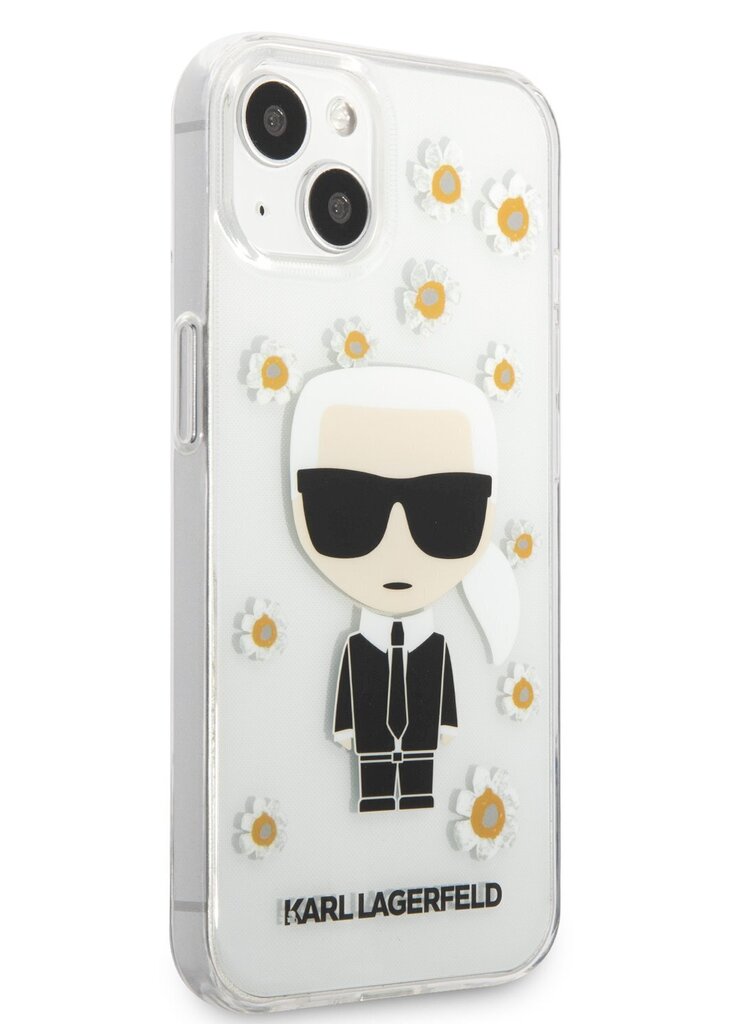 Karl Lagerfeld Ikonik Flower Case for iPhone 13 Transparent hind ja info | Telefonide kaitsekaaned ja -ümbrised | hansapost.ee
