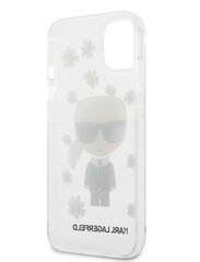 Karl Lagerfeld Ikonik Flower чехол для iPhone 13 прозрачный цена и информация | Чехлы для телефонов | hansapost.ee
