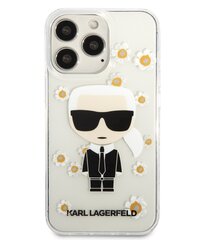 Karl Lagerfeld Ikonik Flower чехол для iPhone 13 Pro прозрачный цена и информация | Чехлы для телефонов | hansapost.ee