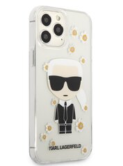 Karl Lagerfeld Ikonik Flower чехол для iPhone 13 Pro Max прозрачный цена и информация | Чехлы для телефонов | hansapost.ee