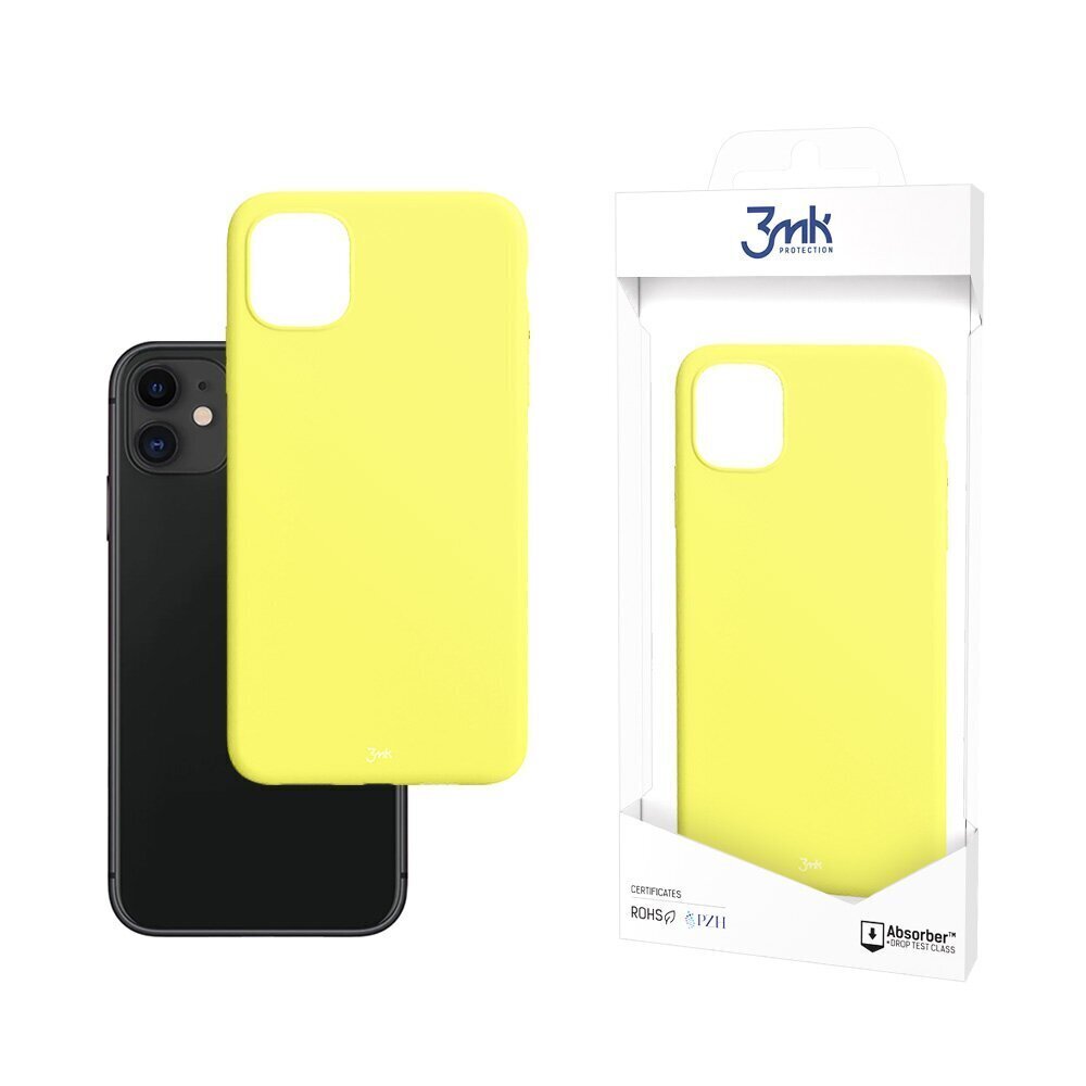 Apple iPhone 11 - 3mk Matt Case lime цена и информация | Telefonide kaitsekaaned ja -ümbrised | hansapost.ee