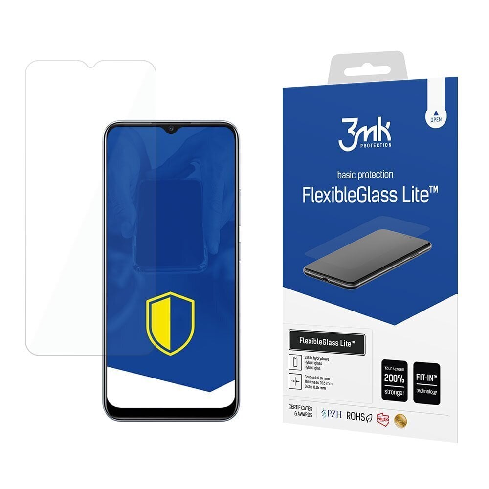 Realme C21 - 3mk FlexibleGlass Lite™ screen protector цена и информация | Ekraani kaitseklaasid ja kaitsekiled | hansapost.ee