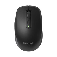 Мышь Delux Wireless 2.4G M519GD, черная цена и информация | Мыши | hansapost.ee