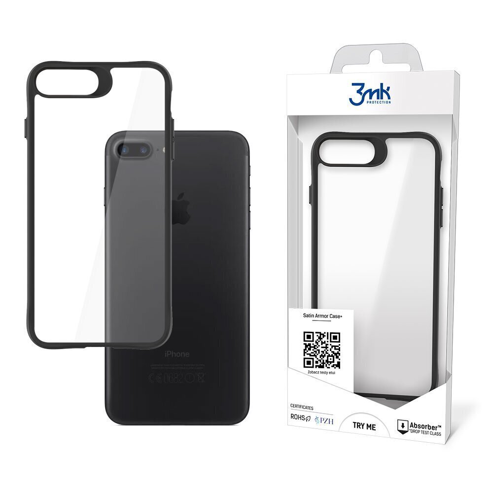 Apple iPhone 7/8/SE 2020/2022 - 3mk Satin Armor Case+ цена и информация | Telefonide kaitsekaaned ja -ümbrised | hansapost.ee